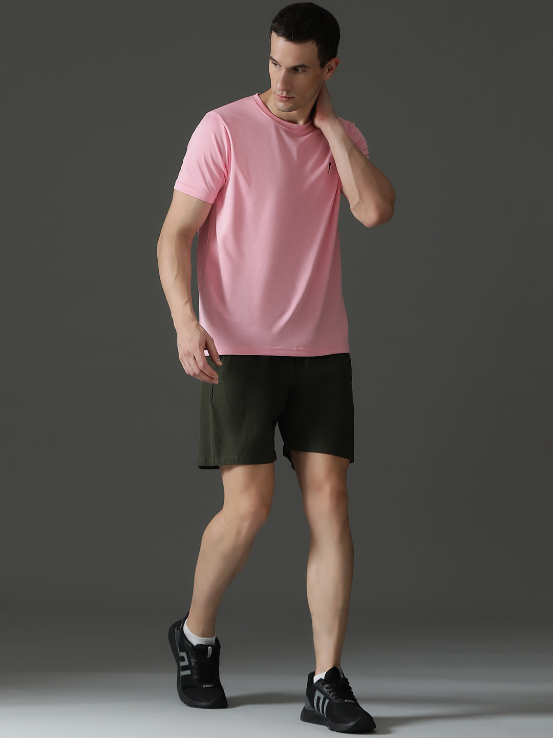 Round Neck Half Sleeve Slim Fit Casual Wear T-Shirt