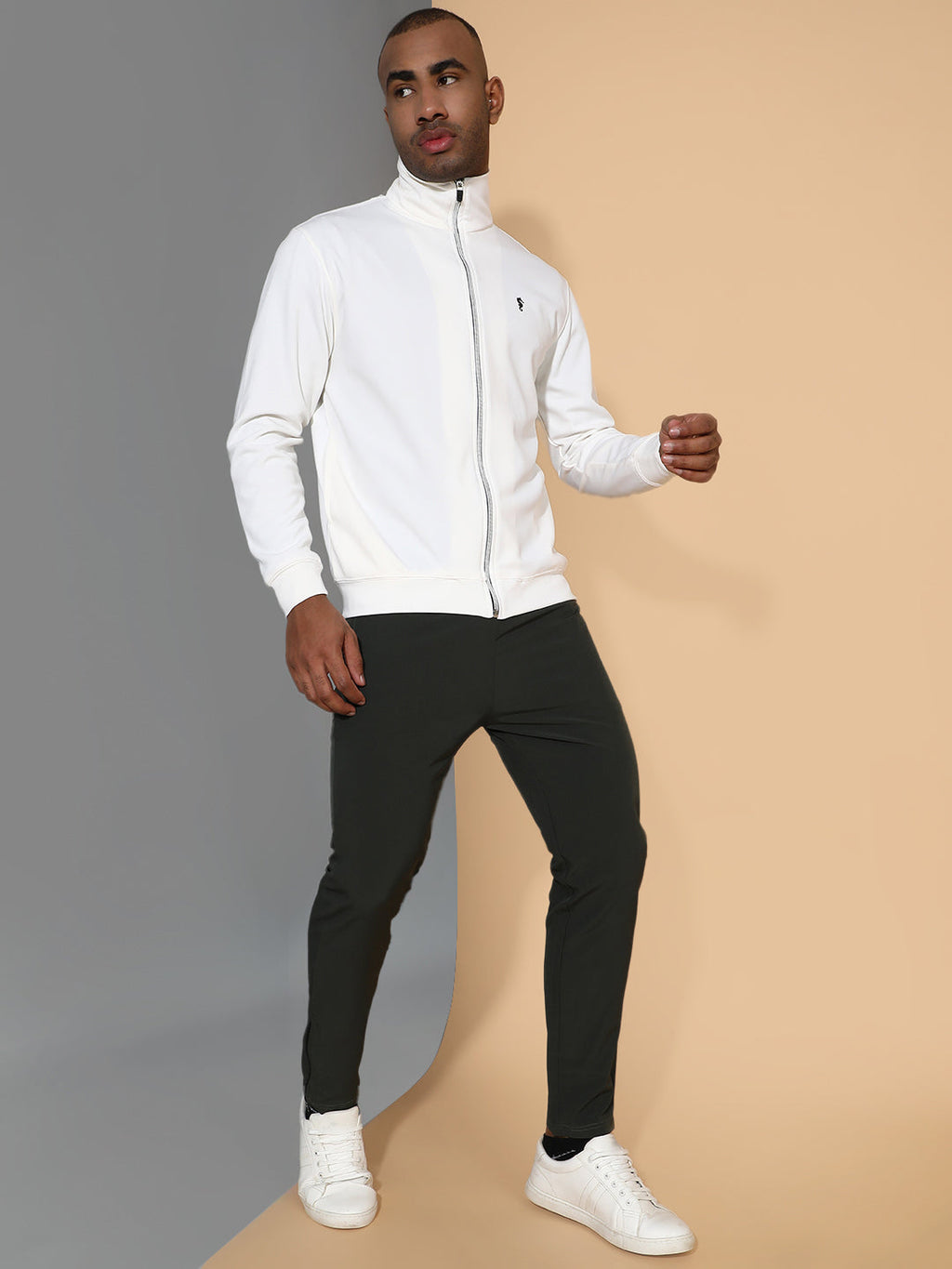 4-Way Stretch Poly Lycra Slim Fit Full Sleeve Sports Scuba Jacket