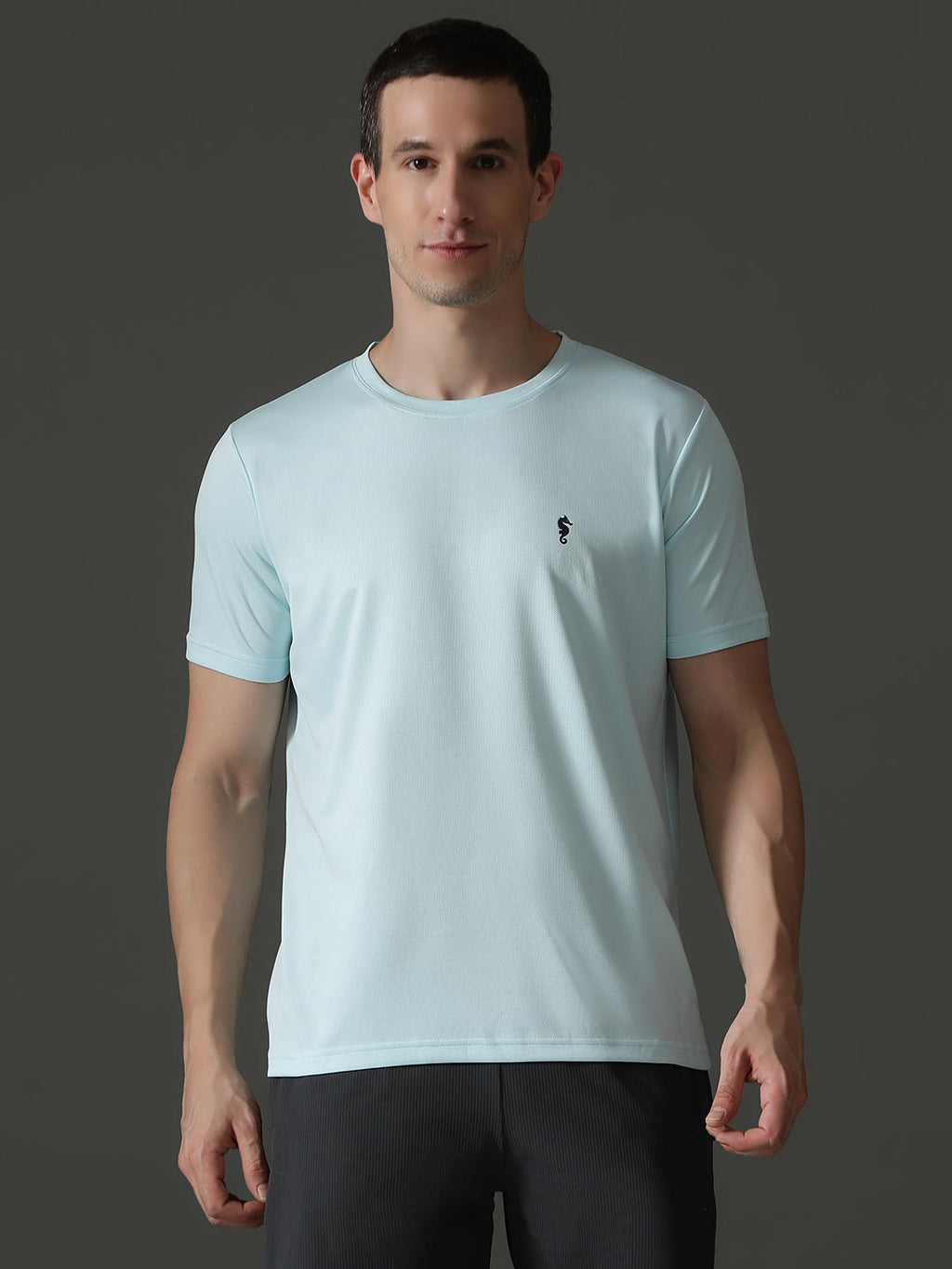 Round Neck Half Sleeve Slim Fit Casual Wear T-Shirt