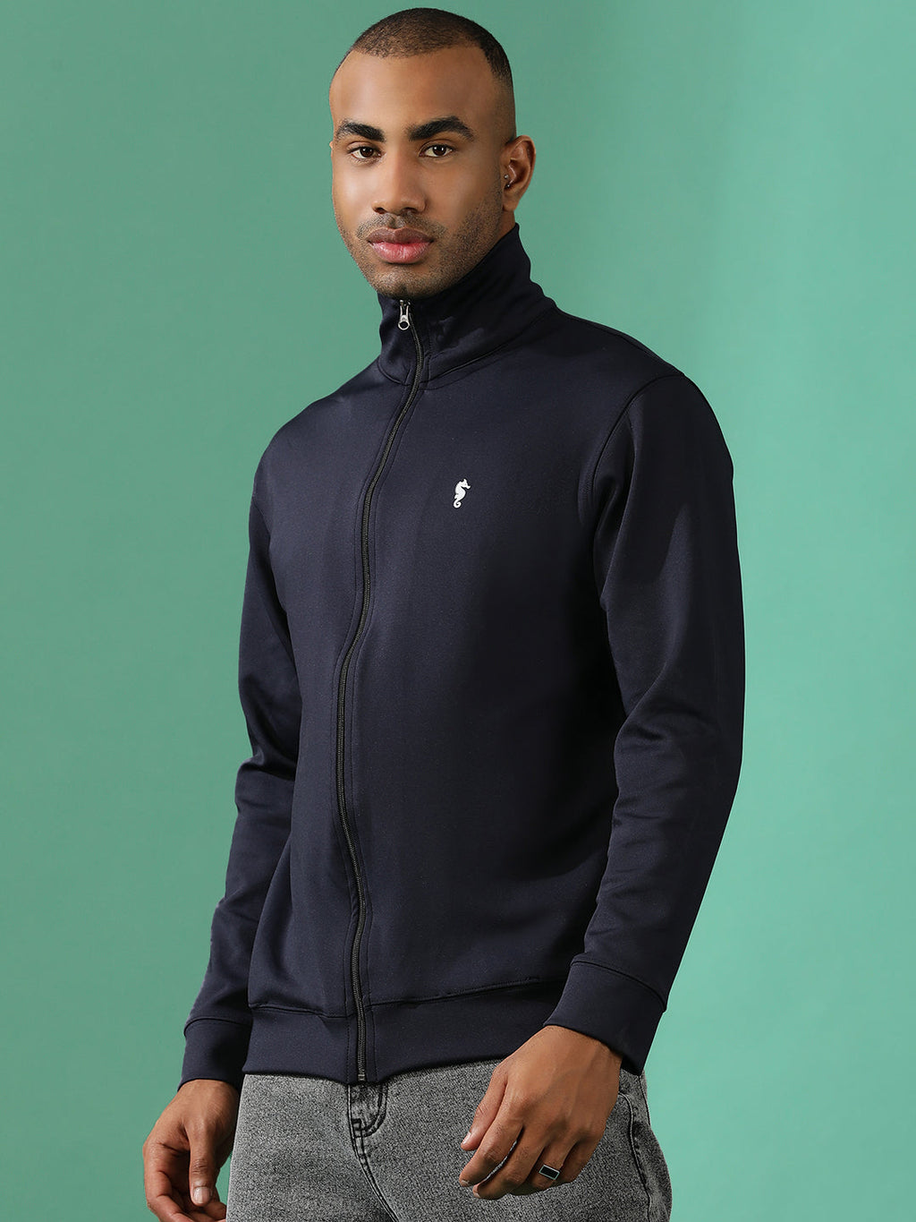4-Way Stretch Poly Lycra Slim Fit Full Sleeve Sports Scuba Jacket