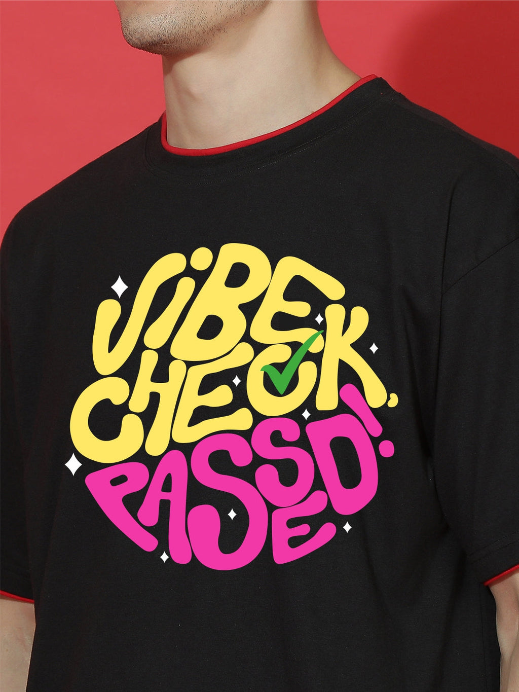 Breezer Tribe Oversized Printed Drop Shoulder T-Shirt
