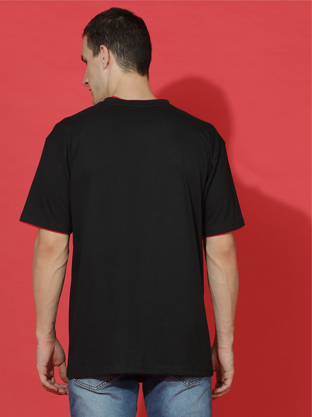 Breezer Tribe Oversized Printed Drop Shoulder T-Shirt