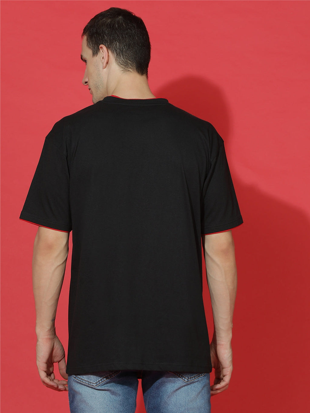 Breezer Tribe Oversized Printed Drop Shoulder T-Shirt