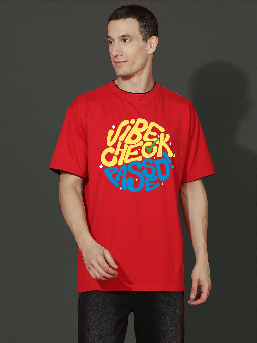 Breezer Tribe Oversized Printed Drop Shoulder T-Shirt