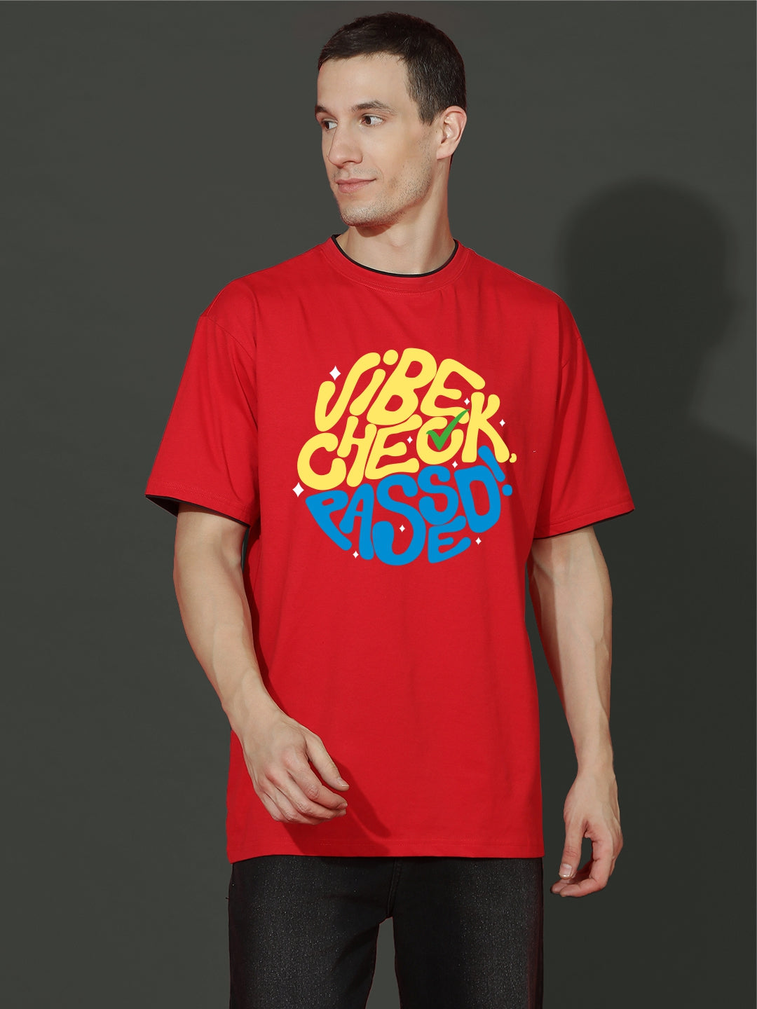 Breezer Tribe Oversized Printed Drop Shoulder T-Shirt