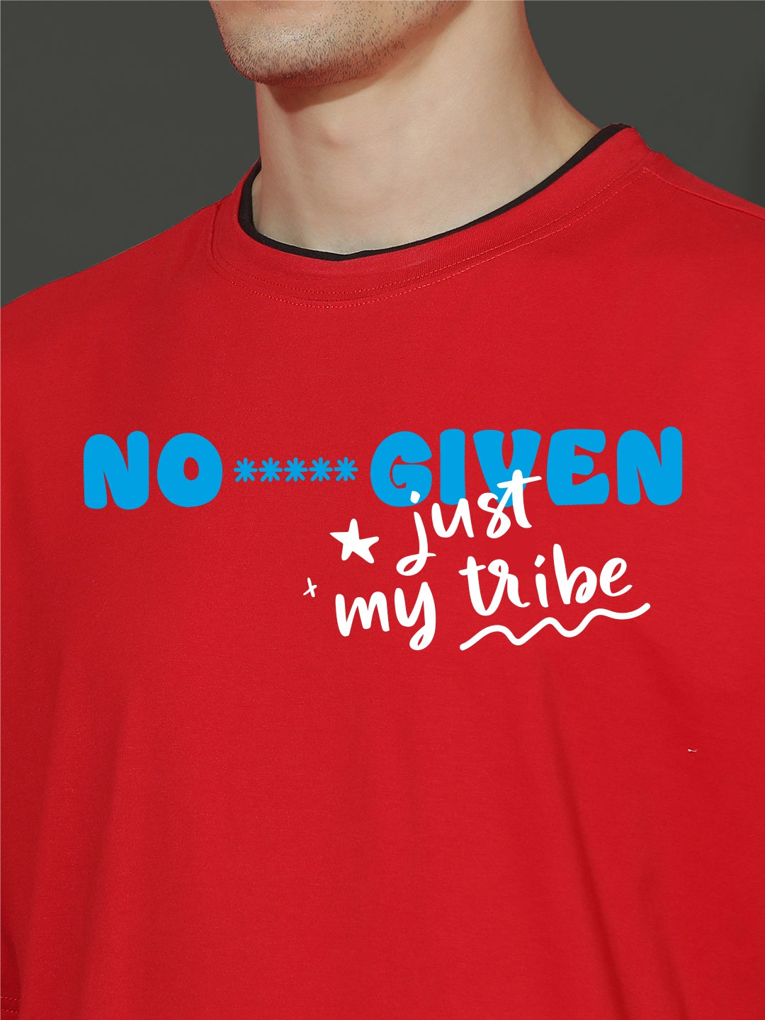 Breezer Tribe Oversized Printed Drop Shoulder T-Shirt