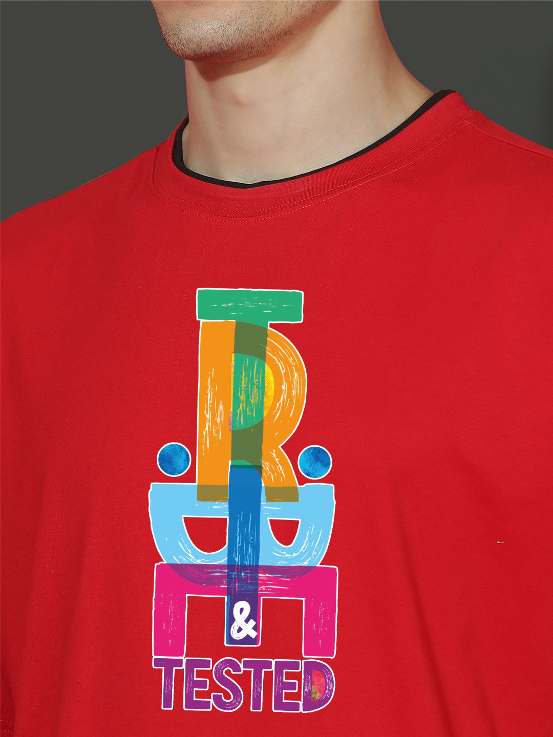 Breezer Tribe Oversized Printed Drop Shoulder T-Shirt