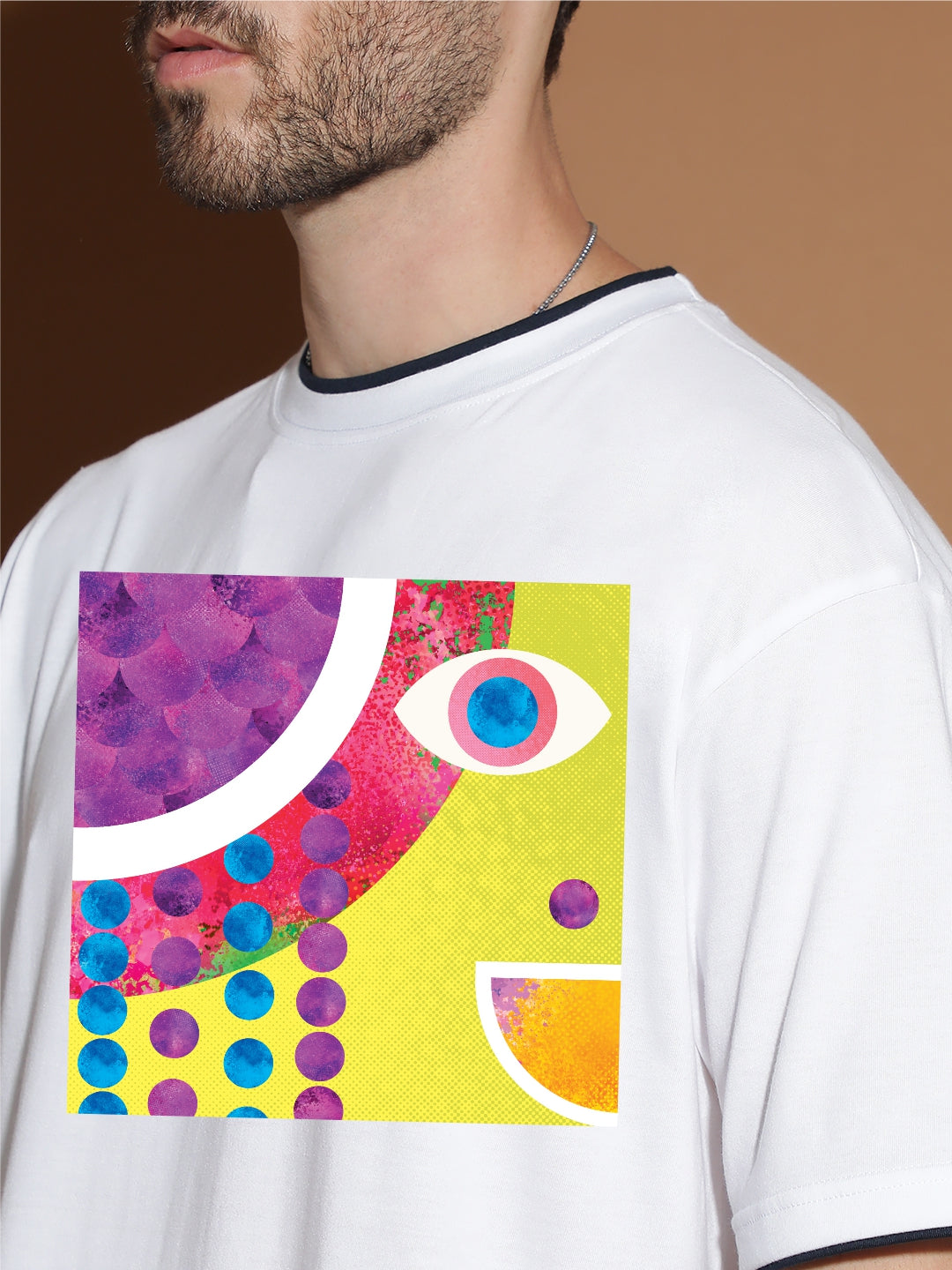 Breezer Tribe Oversized Printed Drop Shoulder T-Shirt