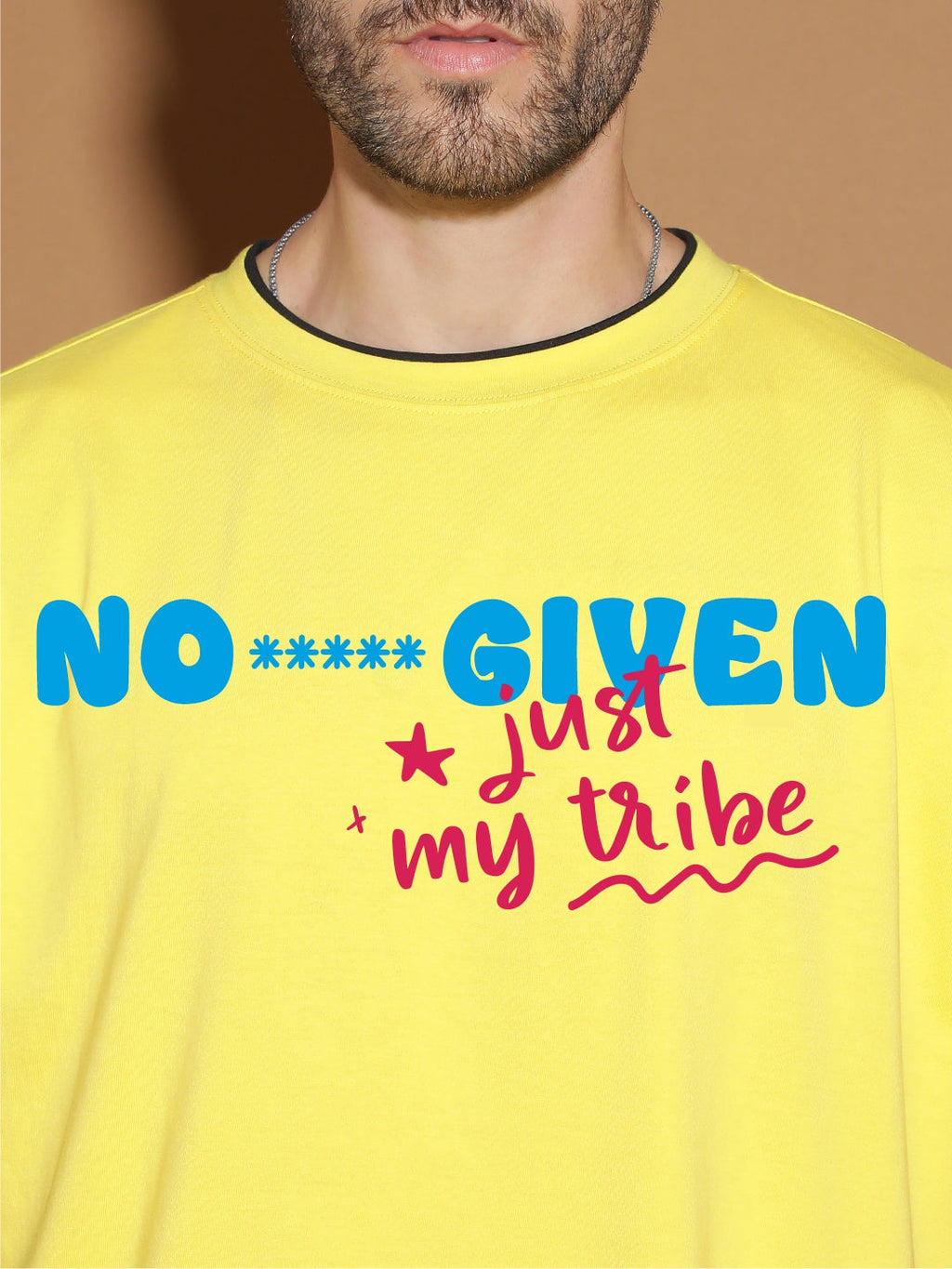 Breezer Tribe Oversized Printed Drop Shoulder T-Shirt