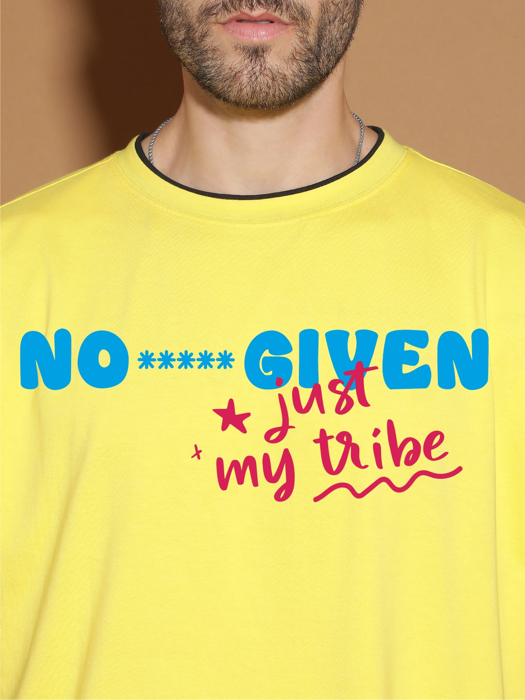 Breezer Tribe Oversized Printed Drop Shoulder T-Shirt
