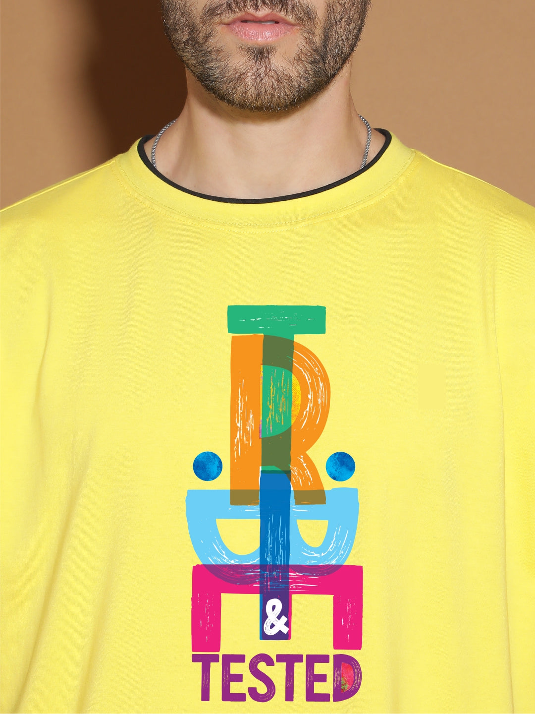 Breezer Tribe Oversized Printed Drop Shoulder T-Shirt