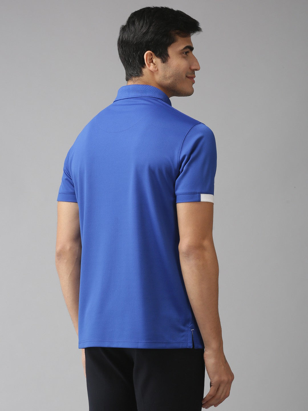Slim Fit Polo Neck Half Sleeve T-Shirt